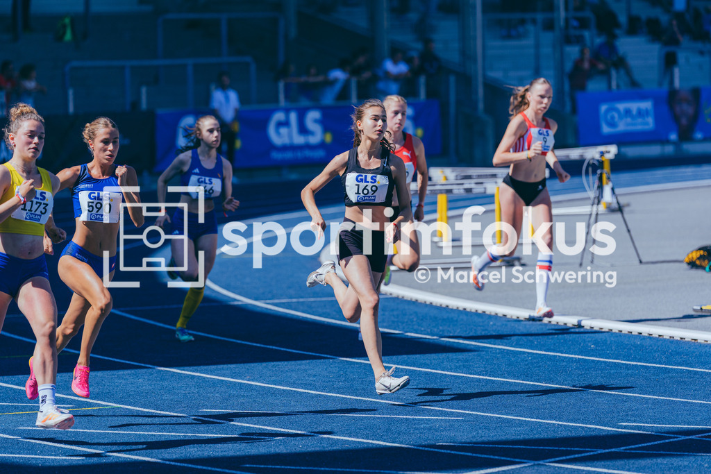Deutsche Meisterschaften U20 / U16 2026 | Viktoria Kamml, Berlin Track Club, 169, 800-Meter-Lauf, Deutsche Meisterschaften der U20 &amp; U16 2026, Lohrheidestadion Bochum-Wattenscheid, 11.07.2026. Foto: Marcel Schwering / sportimfokus - Realisiert mit Pictrs.com