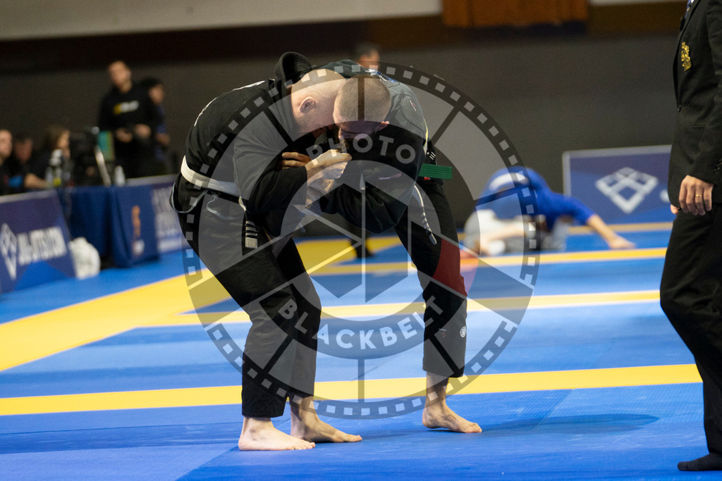 20240119PBB0279 | Fighters compete during the IBJJF European Championship in Paris, France, on January 19, 2024.