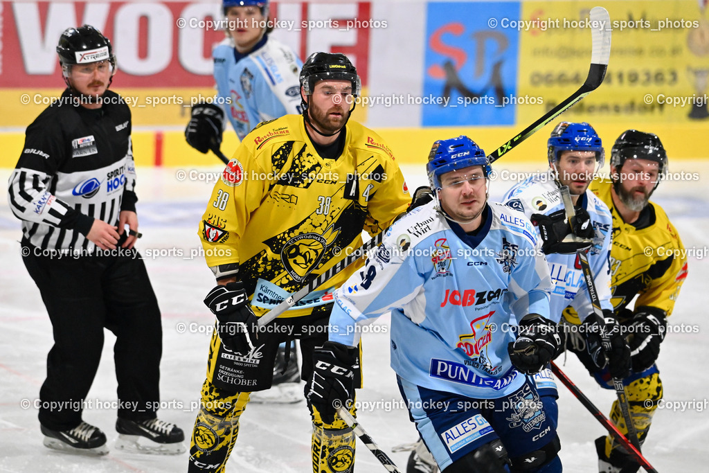 ESC Steindorf vs. EC Spittal Hornets 3.12.2022 | #18 Pöck Markus, #38 Zorec Marco, #57 Wilfan Franz, #33 Kabas Michael