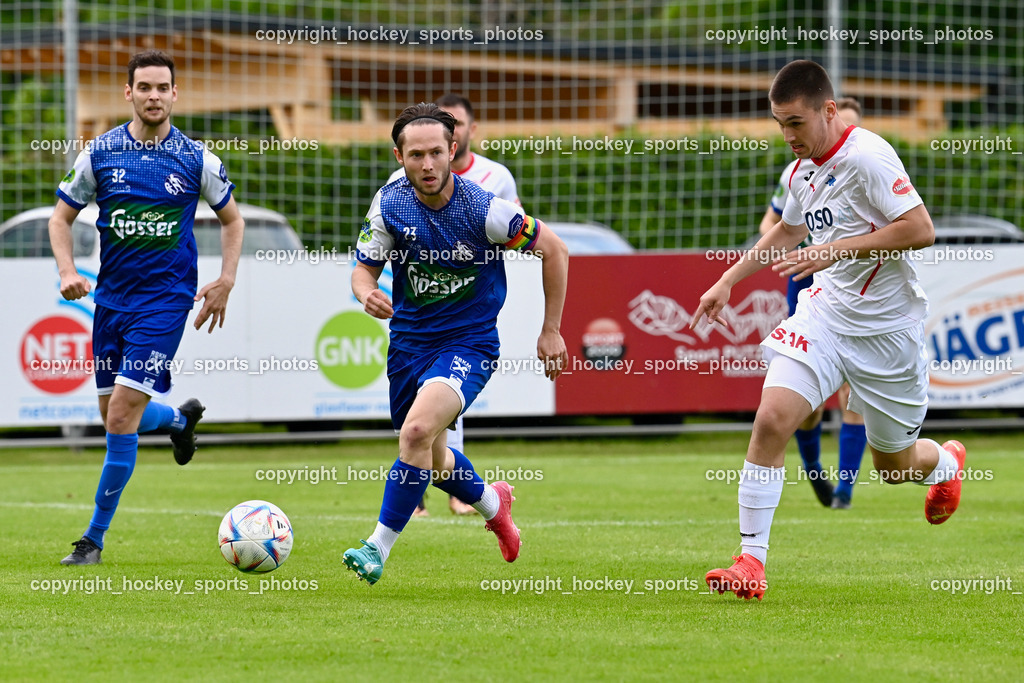 SV Dellach Gail vs. SAK 29.5.2023 | #32 Martin Jantschgi, #23 Maximilian Wastian, #23 Marko Mitrovic