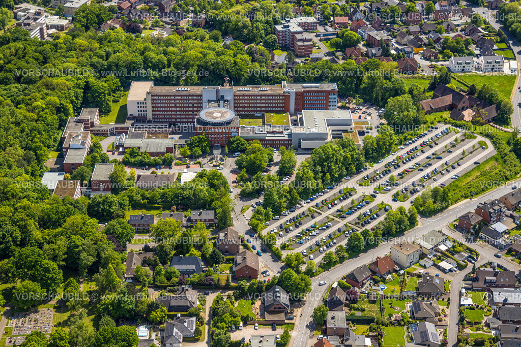 Hamm250500229BarbaraKlinik | Luftbild, BarbaraKlinik, Heessen, Hamm , Ruhrgebiet, Nordrhein-Westfalen,  Deutschland