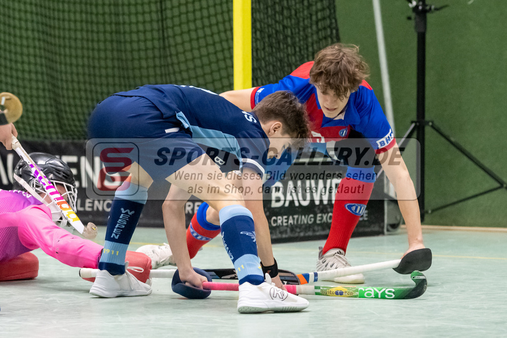 SFE_20230304_0029 | Deutsche Meisterschaft Männliche U16 Halle 2023 am 04.03.2023 in Köln (KTHC Stadion Rot-Weiss Köln Tennis and Hockey Club), Photo: Stephan Fehrmann 2022 (Sports-Gallery)