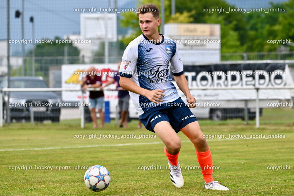 SC Magdalen vs. DSG Ledenitzen | #6 Michael Karl Baumgartner DSG Ledenitzen, SC Magdalen vs. DSG Ledenitzen, SC Magdalen vs. DSG Ledenitzen am 19.07.2024 in Villach (Sportplatz Madalen), Austria, (Photo by Bernd Stefan)