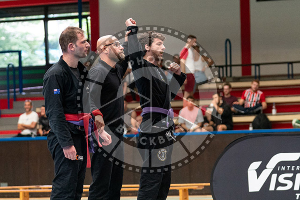 20230826PBB52270 | Fighters compete during the AJP INTLPRO BJJ and grappling competition in Hamburg, Germany, on August 26 2023.