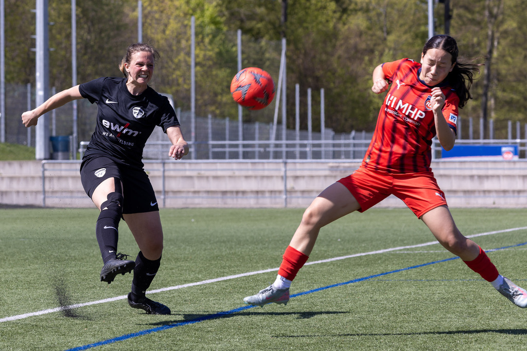 20260426-FCH-Hohenmemmingen_059 | 1.FC Heidenheim 1846 II vs. SGM Hohenmemmingen/Sontheim, Fußball, Frauen, Bezirksliga Meisterrunde, 2025/2026, 1. Spieltag, 26.04.2026 in Heidenheim, Kunstrasen b. Voith-Arena West(Foto: Michael Bulling) - Realisiert mit Pictrs.com