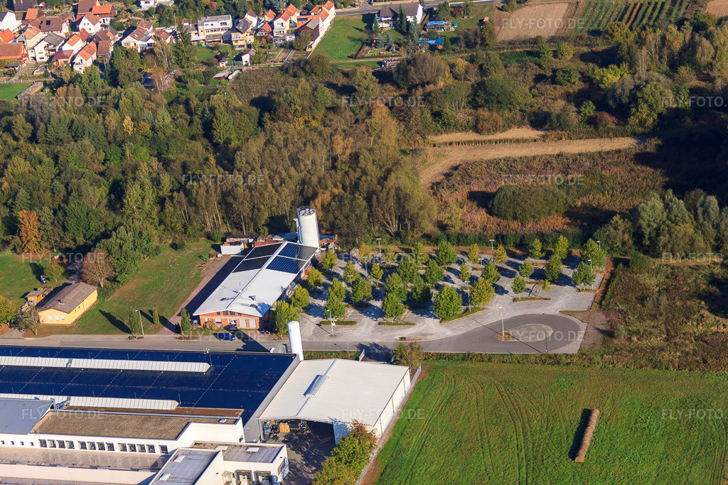 Luftbild: Industriegebiet Am Bruchbach im Ortsteil Schaidt in Wörth im Bundesland Rheinland-Pfalz in Deutschland. Foto: IMG_45825.jpg vom 16.10.2011 durch Werner Riehm/FLY-FOTO.de
