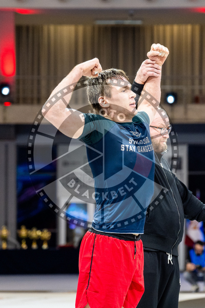 20260215PBB1616 | Fighters compete during the ADCC European Trials competition day 2 in Belgrade, Serbia, on February 15, 2026.