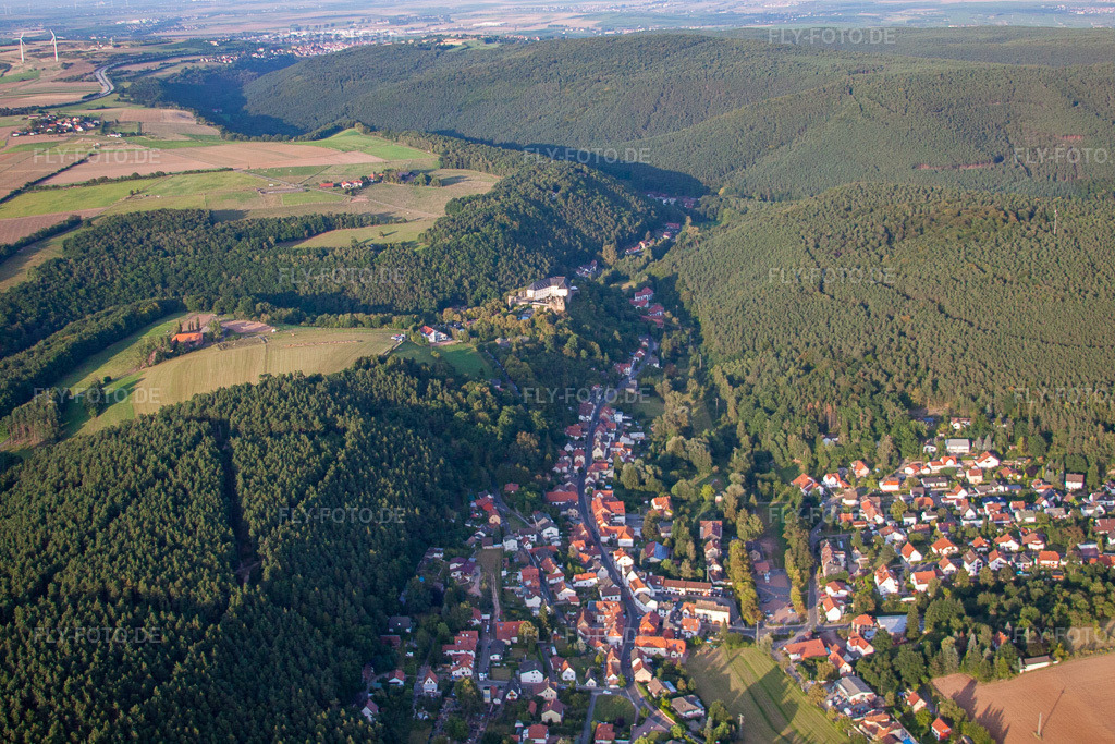 Luftbild: Ortsteil Höningen in Altleiningen im Bundesland Rheinland-Pfalz in Deutschland. Foto: IMG_20432.jpg vom 22.08.2009 durch Werner Riehm/FLY-FOTO.de