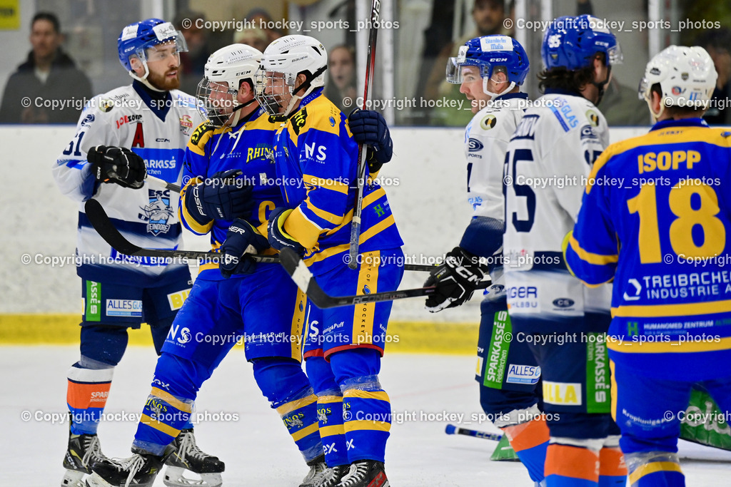 1. EHC Althofen vs. ESC Sparkasse Steindorf  | Jubel EHC Althofen, #61 Friedrich Daniel ESC Steindorf, #92 Jagarinec Jakob Lukas EHC Althofen, #77 Lamereiner Leon EHC Althofen, #11 Kalan Luka ESC Steindorf, 1. EHC Althofen vs. ESC Sparkasse Steindorf , 1. EHC Althofen vs. ESC Sparkasse Steindorf  am 08.03.2026 in Althofen (Stadthalle Althofen), Austria, (Photo by Bernd Stefan)