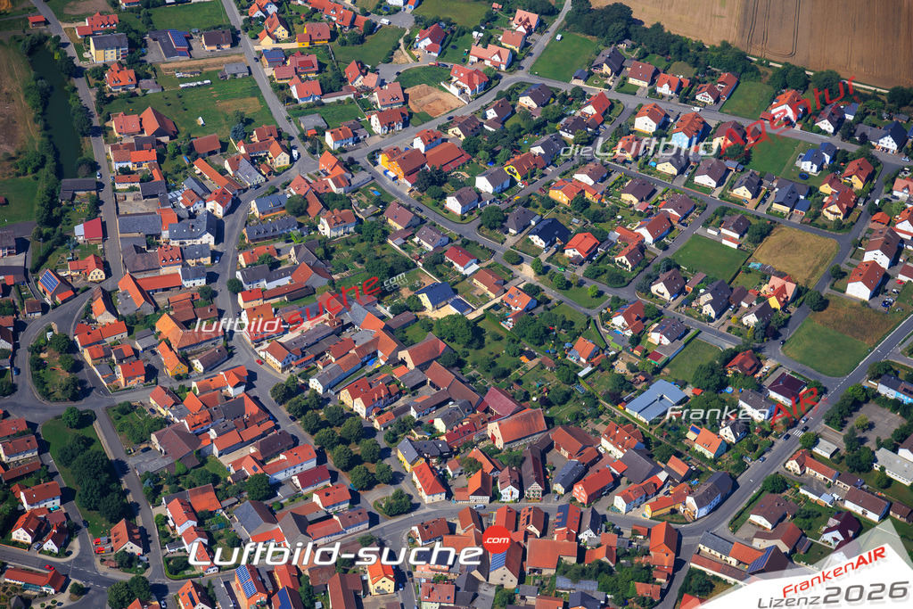 Die Luftaufnahme Ebing -  wurde vom UL-Flugzeug (keine Drohne) aus fotografiert.Hohe Druck- Auflösung-die Geschenkidee!