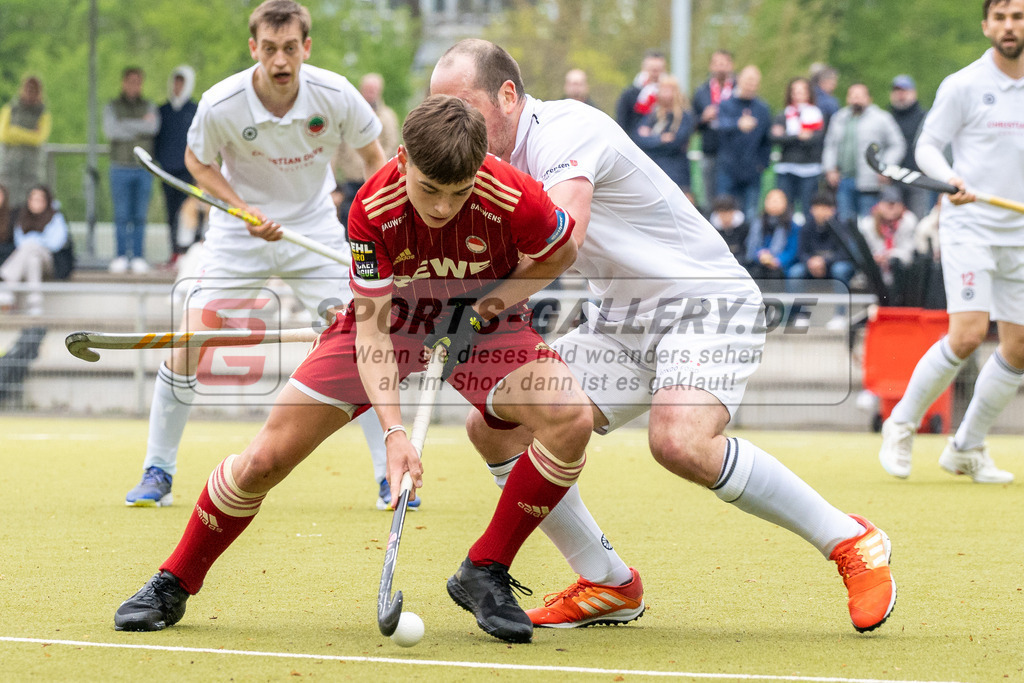SFE_20230429_0066 | 1. Bundesliga Hockey Herren Rot-Weiss Köln - Crefelder HTC am 29.04.2023 in Köln (KTHC Stadion Rot-Weiss Köln Tennis and Hockey Club), Photo: Stephan Fehrmann 2023 (Sports-Gallery)