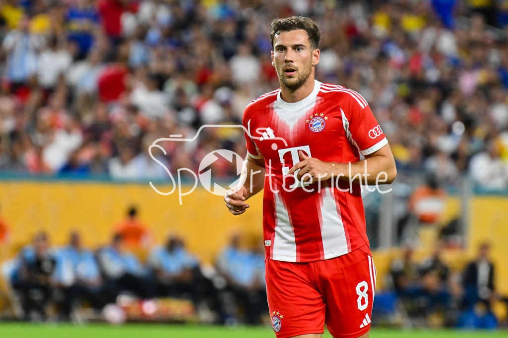 FC Bayern München - Boca Juniors | im Bild Leon GORETZKA (FC Bayern Muenchen 8) / Einzelfoto / Freisteller / FIFA Club World Cup: FC Bayern Muenchen - Boca Juniors, Hard Rock Stadium am 20.06.2025 / NOT FOR SALE IN USA