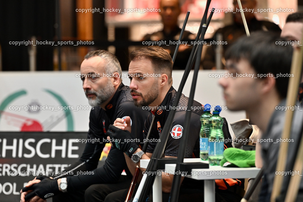Pool Billard Bundesliga 2025 im ATRIO | MICHAEL MOSLER, Albin Ouschan, Pool Billard Bundesliga 2025 im ATRIO, Pool Billard Bundesliga 2025 im ATRIO am 29.03.2025 in Villach (Atrio), Austria, (Photo by Bernd Stefan)