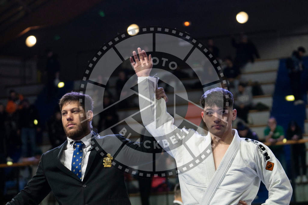 20240119PBB0158 | Fighters compete during the IBJJF European Championship in Paris, France, on January 19, 2024.