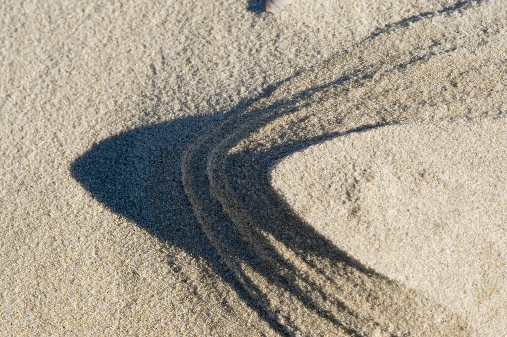 Sandstruktur | Europa, Deutschland, Schleswig-Holstein, Norddorf, Sandstruktur - Realisiert mit Pictrs.com