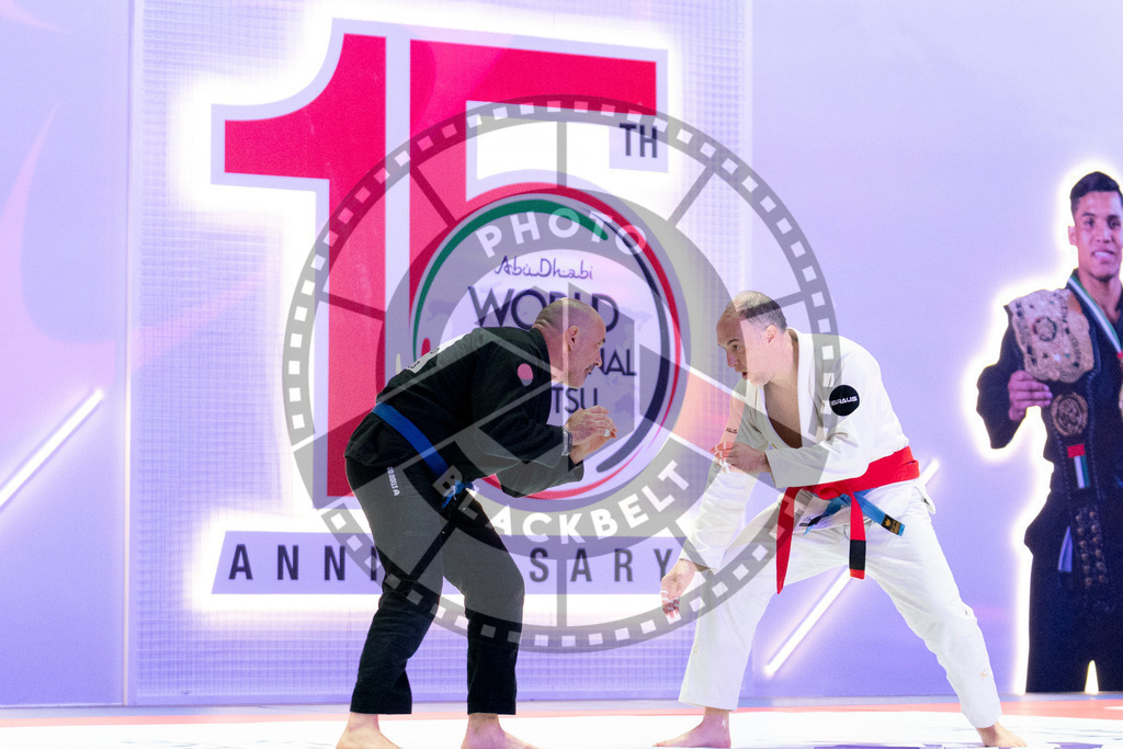 20231106PBB3204 | Fighters compete during the AJP World Master Championship in the Mubadala Arena in Abu Dhabi, Arab United Emirates, on November 6, 2023.