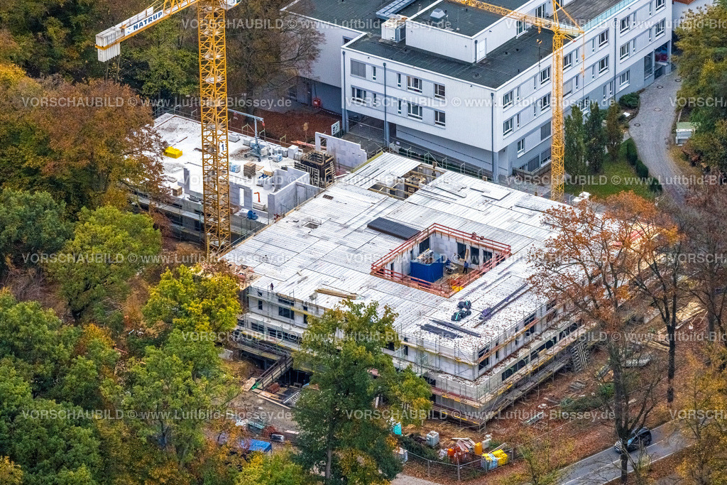 Hamm221011810 | Luftbild, Klinik für Manuelle Therapie, Baustelle und Neubau, Heessen, Hamm, Ruhrgebiet, Nordrhein-Westfalen, Deutschland