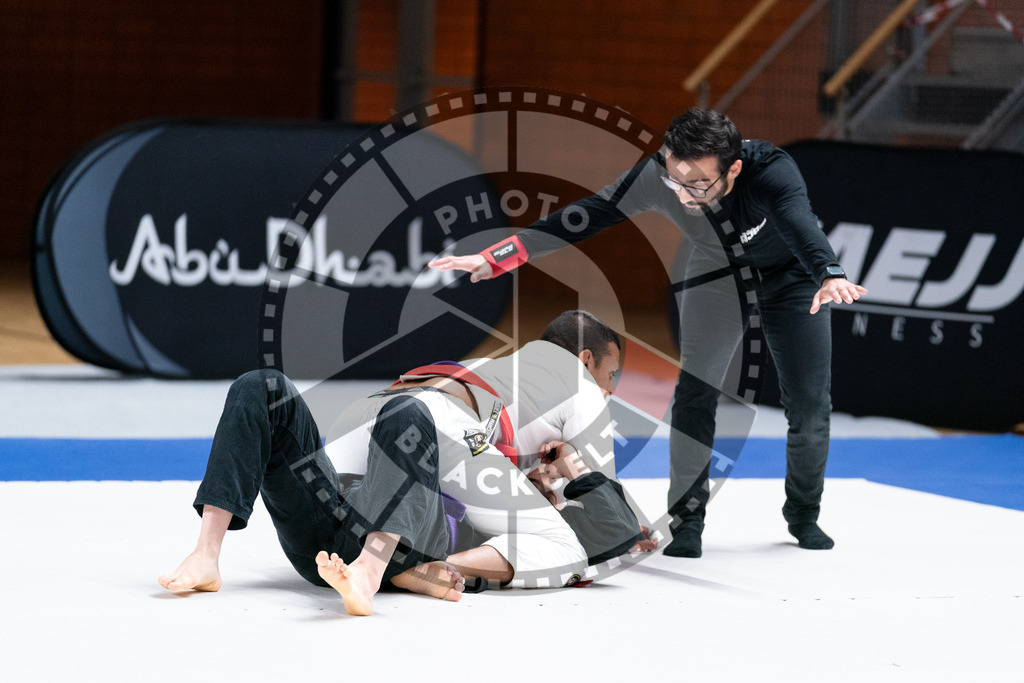 20241012PBB1644 | Athletes compete during the AJP Tour Europe Continental Jiu-Jitsu Professional Championship on October 12, 2024 in Almere near Amsterdam, Netherlands. © Chiara Dazi / photoblackbelt