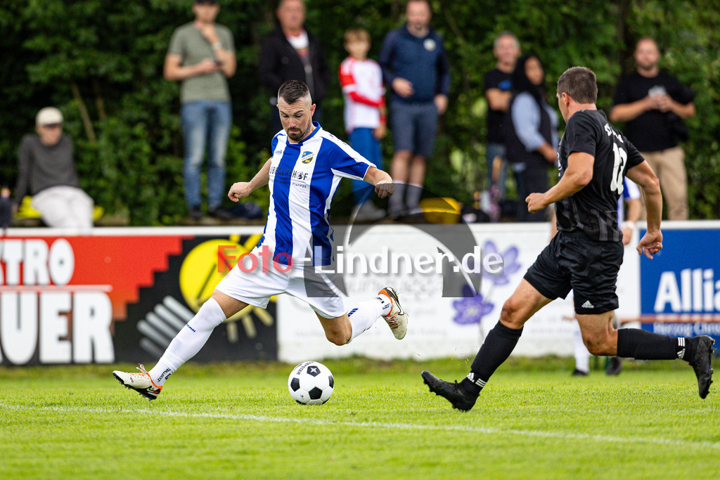 SV Polling gegen SV Planegg-Krailing | Fußball Herren Bezirksliga Oberbayern Süd 2025/26 1. Spieltag, SV Polling gegen SV Planegg-Krailing, 20250727,Valentino GAVRIC (SV Planegg-Krailing 9) in Aktion, 2025-07-27 in Polling (Sportplatz Polling), Valentino GAVRIC (SV Planegg-Krailing 9), Copyright: WolfgangxLindner www.foto-lindner.de
