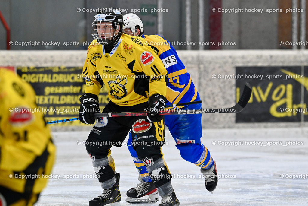 EC MET PHOTOVOLTAIK HORNETS SPITTAL vs. EHC Althofen  | #11 Kucher Florian EC Hornets Spittal, EC MET PHOTOVOLTAIK HORNETS SPITTAL vs. EHC Althofen , EC MET PHOTOVOLTAIK HORNETS SPITTAL vs. EHC Althofen  am 25.01.2025 in Villach (Stadthalle Villach), Austria, (Photo by Bernd Stefan)