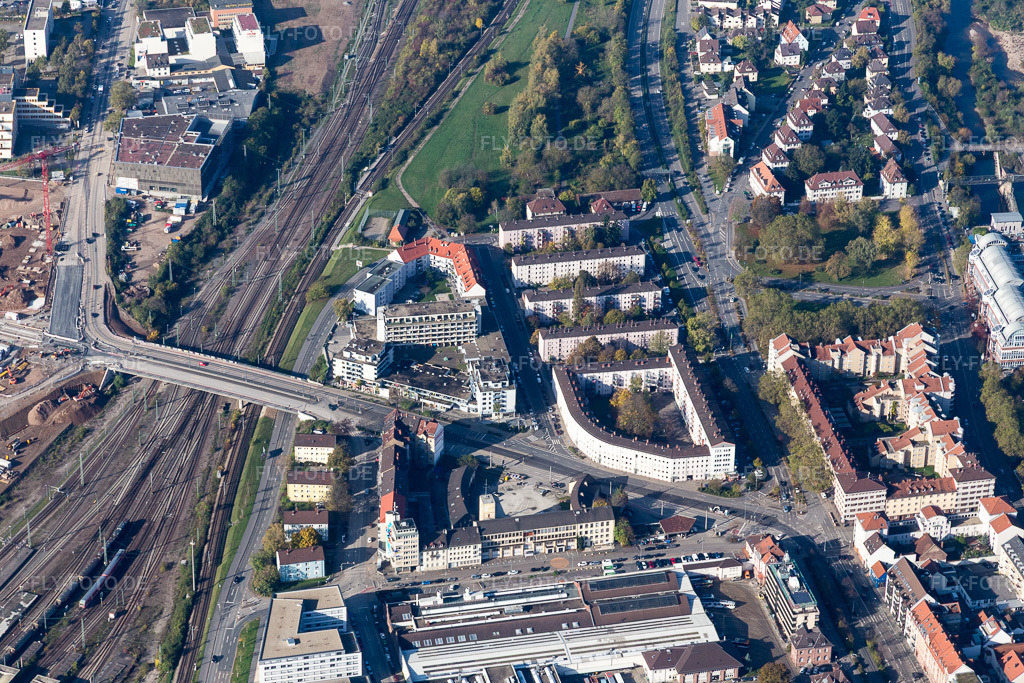 Luftbild: Czernyring, Gneisenaustr im Ortsteil Weststadt in Heidelberg im Bundesland Baden-Württemberg in Deutschland. Foto: IMG_104220.jpg vom 31.10.2017 durch Werner Riehm/FLY-FOTO.de