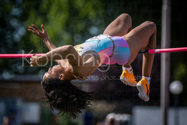 B&amp;S Kurpfalz Gala; Weinheim, 23.05.2026 | WEINHEIM, GERMANY - MAY 24: Ella Obeta (GER/LG Nord Berlin) during the B&amp;S Kurpfalz Gala am 23.05.2026 at the  Sepp-Herberger-Stadium in Weinheim (Baden-Wuerttemberg / Germany).