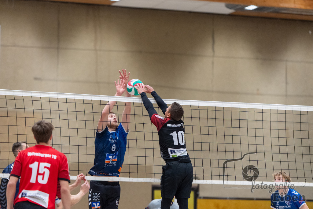 Oldenburger TB-VSG Ammerland | Volleyball Regionalliga; Oldenburger TB-VSG Ammerland am 24.01.2026 in Oldenburg (Sporthalle Haarenesch), Photo: Philip Eiben 2026 - Realisiert mit Pictrs.com