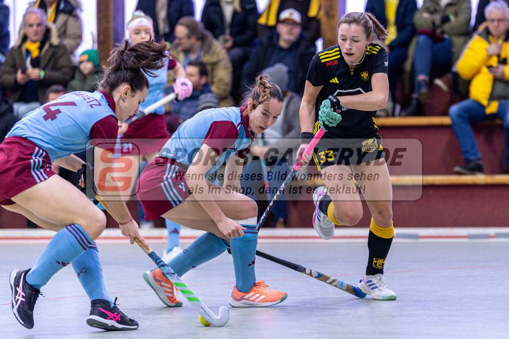 SM_2025-01-12_wD5_-23 | 1.Bundesliga Hallenhockey  (W) UHC - HTHC / 2:3 (2:1)