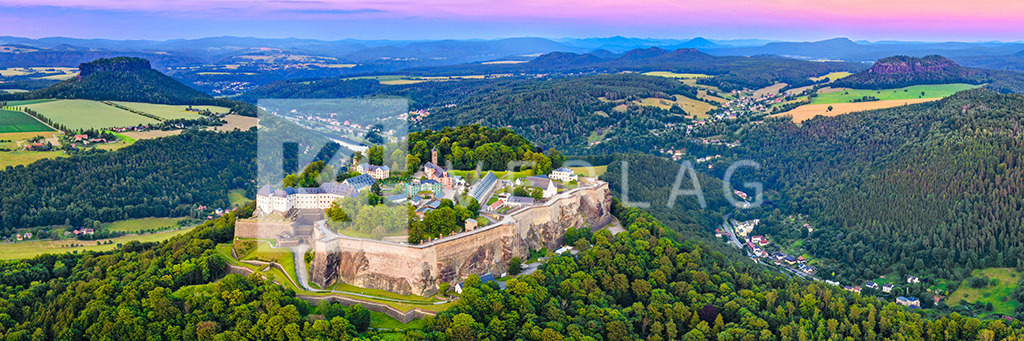 Koenigsstein-Lilienstein-Panorama-DJI_0009_D | Blick von oben auf die Festung Königstein - Realisiert mit Pictrs.com