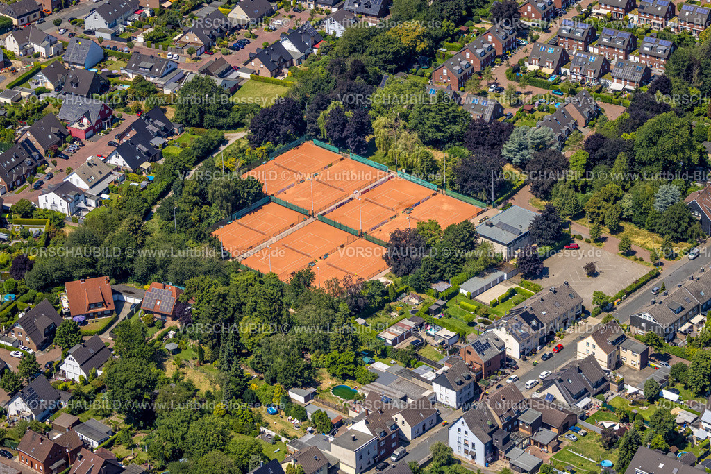 Oberhausen230705021 | Luftbild, Tennisplätze Tennis Club Babcock 1975, Alstaden, Oberhausen, Ruhrgebiet, Nordrhein-Westfalen, Deutschland