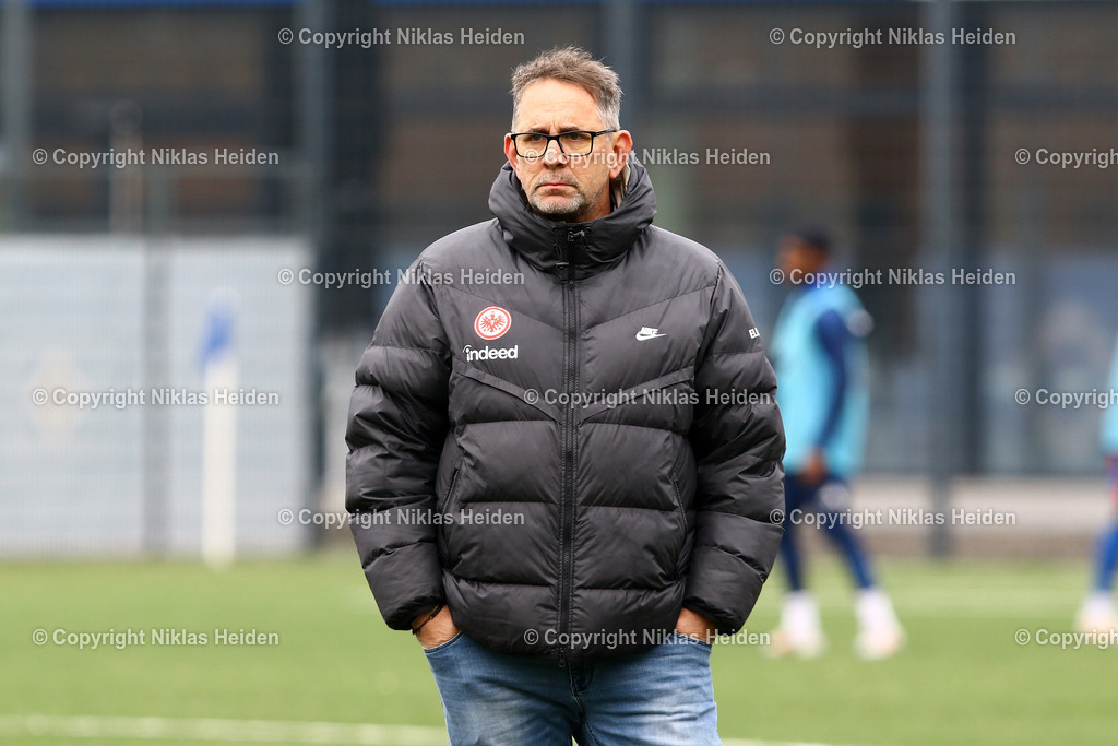 H_HamburgerSVU19_EintrachtFrankfurtU19_U19DFBNachwuchsliga_15022025 | Alexander Richter (NLZ-Leiter, Eintracht Frankfurt)Fußball I Junioren I U19 DFB-Nachwuchsliga I Saison 2024-2025 I Hauptrunde Liga A, Gruppe C, 3. Spieltag I Hamburger SV U19 - Eintracht Frankfurt U19 I 15.02.2025 I Alexander-Otto-Akademie