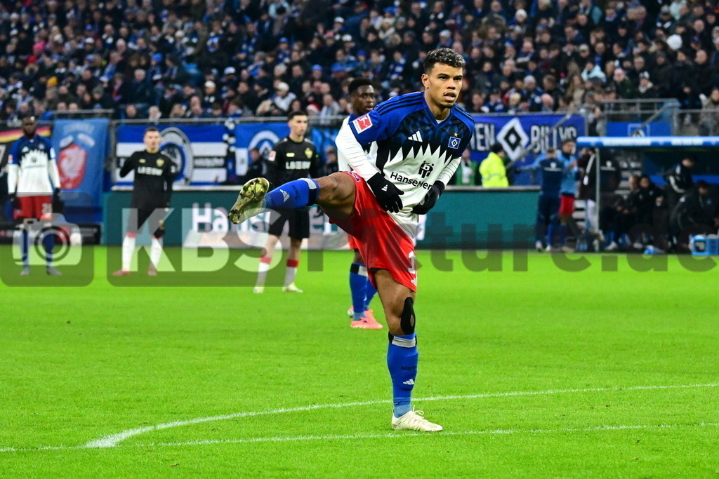 KBS Picture_HSV-Stuttgart_020 | Koenigsdoerffer Ransford-Yeboah (HSV) ,Sportplatz :  Volksparkstadion, - Realisiert mit Pictrs.com