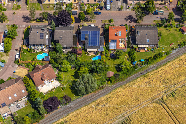 Hamm240706843 | Luftbild, Wohngebiet Wohnsiedlung Schäferstraße und Vogels Spitze, Uentrop, Hamm, Ruhrgebiet, Nordrhein-Westfalen, Deutschland