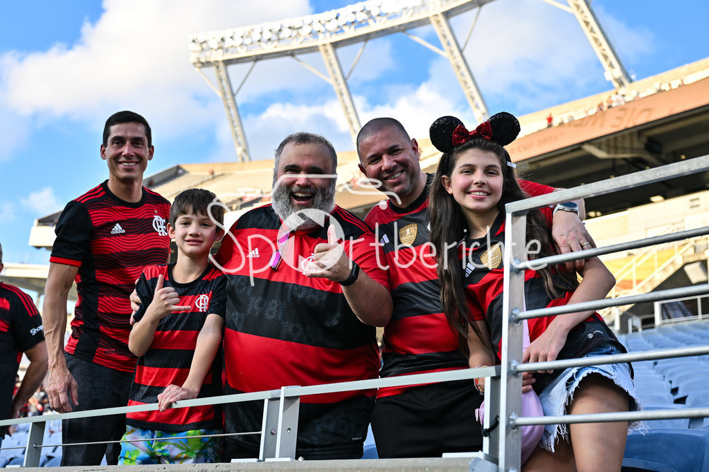 Los Angeles FC - CR Flamengo | Fans aus Brasilien freuen sich auf die Partie in Orlando - Florida / FIFA Club World Cup: Los Angeles FC - CR Flamengo, Camping World Stadium am 24.06.2025 / NOT FOR SALE IN USA / DAZN