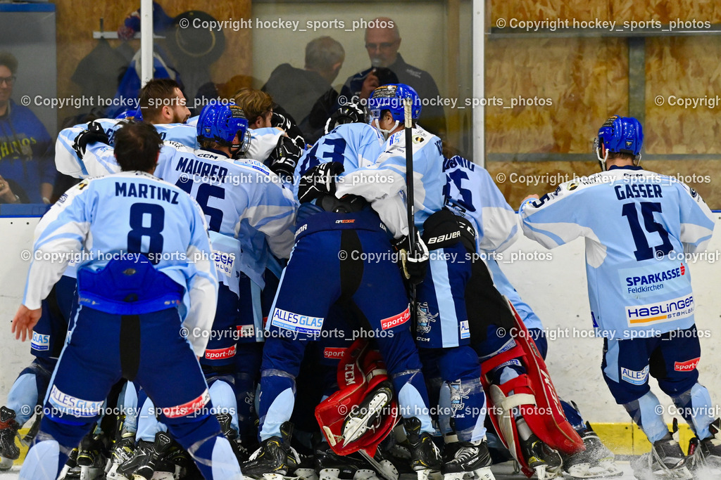  EHC Althofen vs. ESC Steindorf 9.3.202 | Jubel ESC Steindorf Mannschaft, Meister 2022/23, Meisterfeier