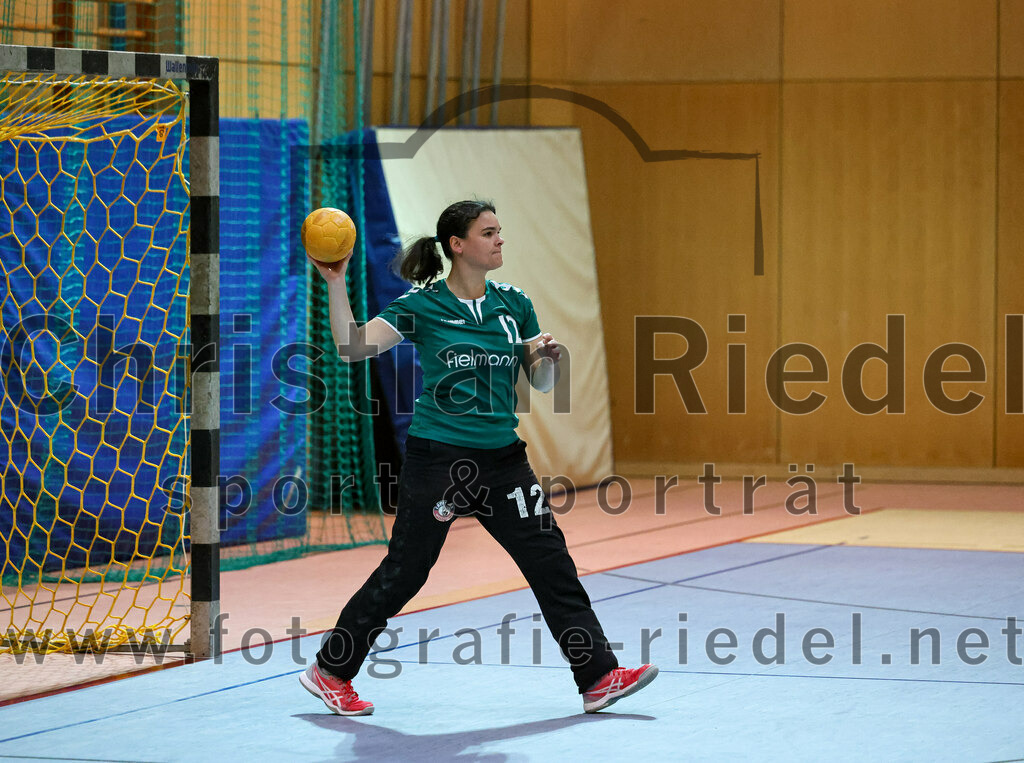 2022-11-12_082_SpVgg_Altenerding_II_gegen_SC_Kirchdorf | Erding, Deutschland, 12.11.2022:
Handball, Bezirksliga Frauen Altbayern 2022 / 2023, 5. Spieltag, SpVgg Altenerding II gegen SC Kirchdorf, Endergebnis: 24:19

Torfrfau Anna-Lena Schmitt (SpVgg Altenerding, #12)

Foto: Christian Riedel / fotografie-riedel.net
