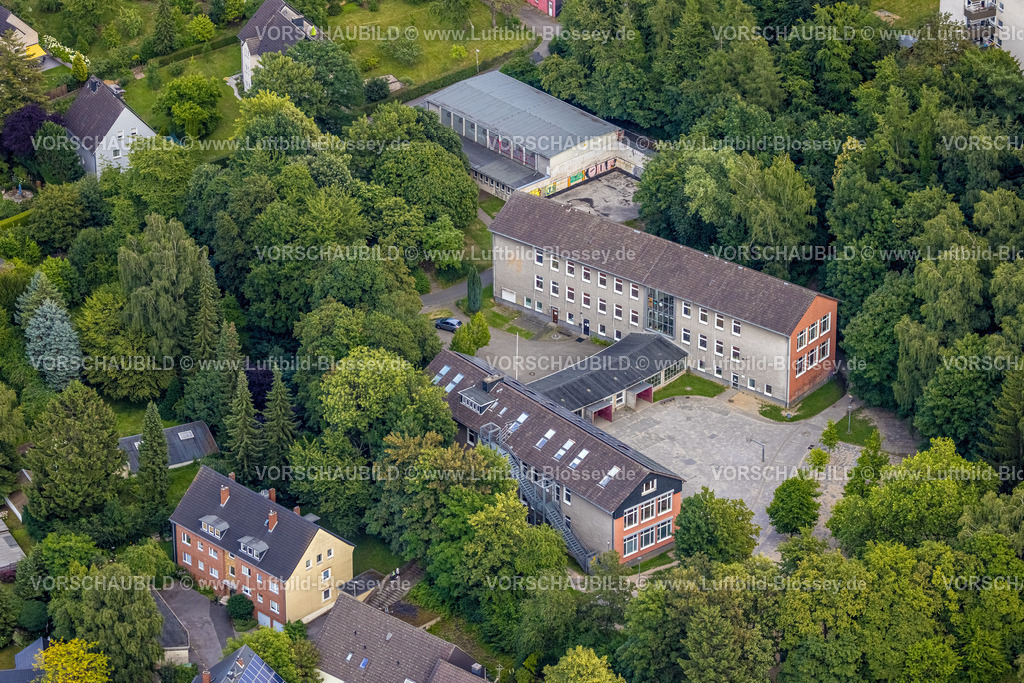 Witten230701624 | Luftbild, Herbeder Grundschule, Westherbede, Witten, Ruhrgebiet, Nordrhein-Westfalen, Deutschland