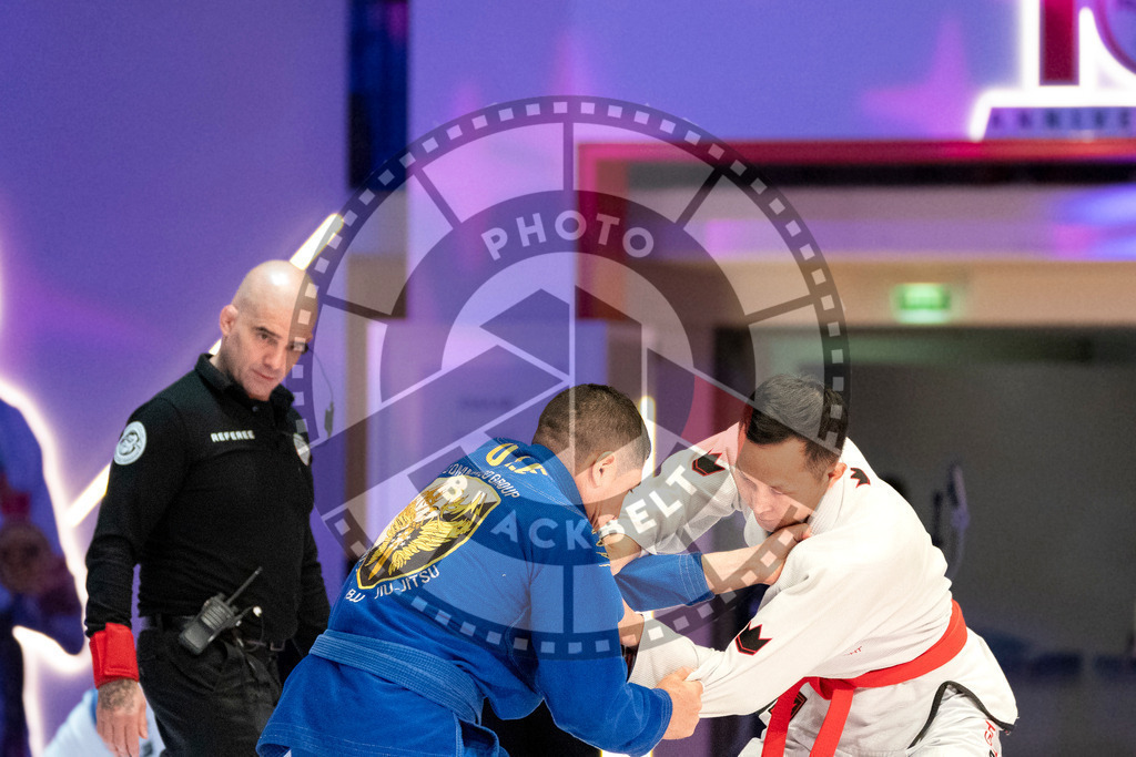 20231106PBB1655 | Fighters compete during the AJP World Master Championship in the Mubadala Arena in Abu Dhabi, Arab United Emirates, on November 6, 2023.