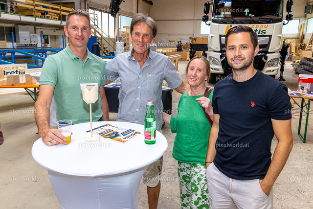 Maschinenpräsentation bei Holzbau Bretis