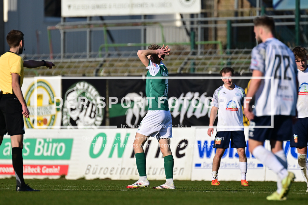 Fußball I Herren I Saison 2024-2025 I Regionalliga Nord I 25. Spieltag I VfB Lübeck - SSV Jeddeloh I 17526 | Der Sportfotograf. - Realisiert mit Pictrs.com