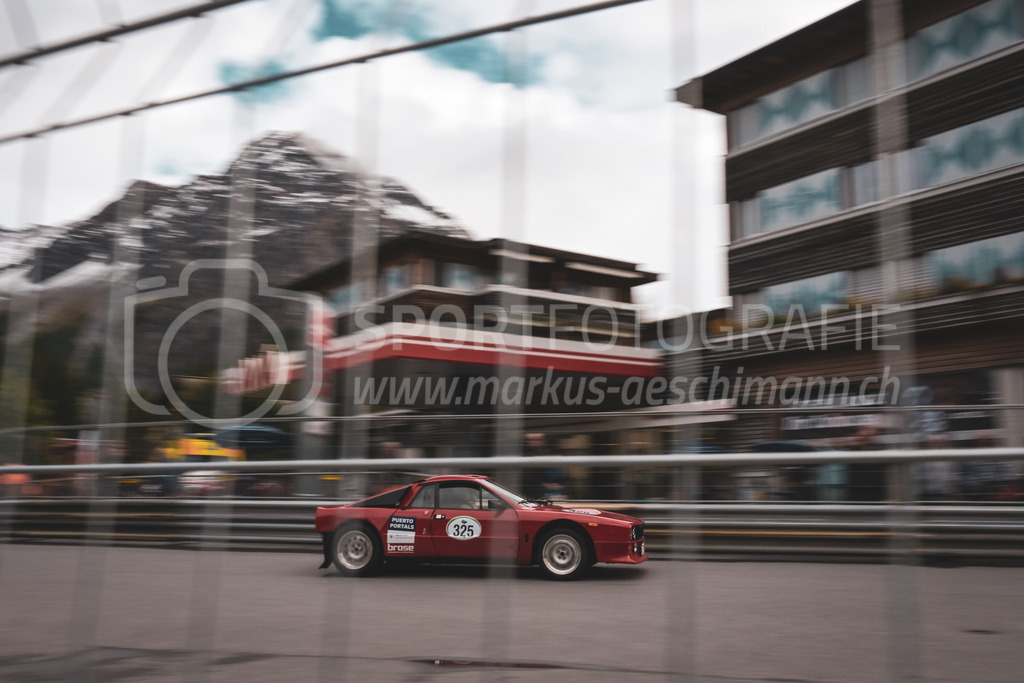 21. Arosa ClassicCar 2025 - 5. September 2025 | Rolf Krähenbühl aus Zug (SUI) in einem Lancia Rally 037 Stradale aus dem Jahre 1982 mit Startnummer 325 am Arosa ClassicCar 2025 in der Kategorie Sport Trophy..@arosaclassiccar, @arosa.official, #arosaclassiccar, #arosa, #76curves, #classiccarBild: Sportfotografie Markus Aeschimann | www.markus-aeschimann.ch - Realisiert mit Pictrs.com