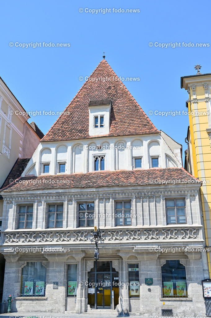 VKB Steyr und Linz_ 09.07.2023-6 | 09.07.2023, Steyr, Linz, AUT, VKB Bank, im Bild VKB Bank Steyr, Bummerlhaus