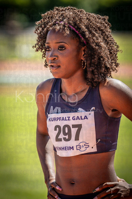 B&amp;S Kurpfalz Gala; Weinheim, 23.05.2026 | WEINHEIM, GERMANY - MAY 24:   Daryl Ndasi (GER/Munich Athletics) during the B&amp;S Kurpfalz Gala am 23.05.2026 at the  Sepp-Herberger-Stadium in Weinheim (Baden-Wuerttemberg / Germany).