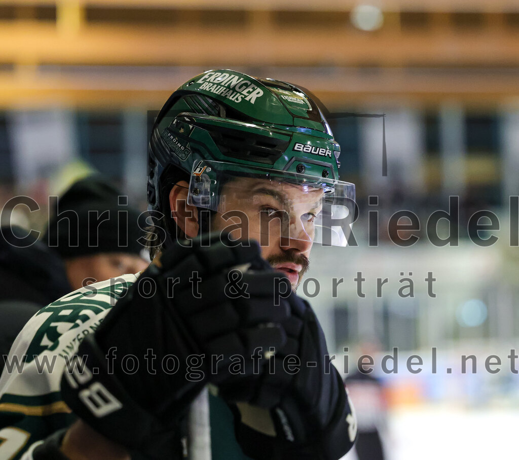 2026-01-02_090_TSV_Erding_gegen_Hoechstadt_Alligators | Erding, Deutschland, 02.01.2026:Eishockey, Oberliga Süd 2025 / 2026, 33. Spieltag, TSV Erding gegen Höchstadt Alligators, Endergebnis: 2:1Marco Pfleger (Erding Gladiators, #47)Foto: Christian Riedel / fotografie-riedel.net