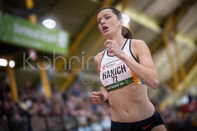 Indoor Meeting Dortmund, 08.02.2026 | DORTMUND, GERMANY - FEBRUARY 8:  Lina Hanich (LC Paderborn) during the Indoor Meeting Dortmund at the Helmut-Koernig-Halle on February 8, 2026 in Dortmund, Germany. (Photo by Axel Kohring/Beautiful Sports Int.)