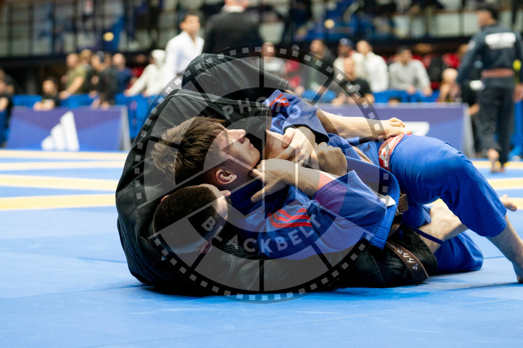 20240124PBB00403 | Fighters compete during the second day of the IBJJF European Championship in Paris, France, on January 24, 2024.