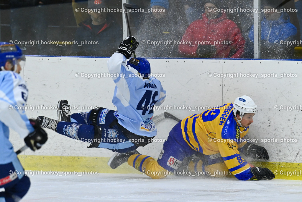 EHC Althofen vs. ESC Steindorf 27.2.2023 | #46 Maurer Julian, #89 Herrnegger Lucas