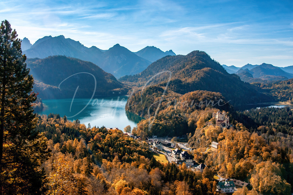 Alpsee | Alpsee und Schloss Hohenschwangau im Herbst