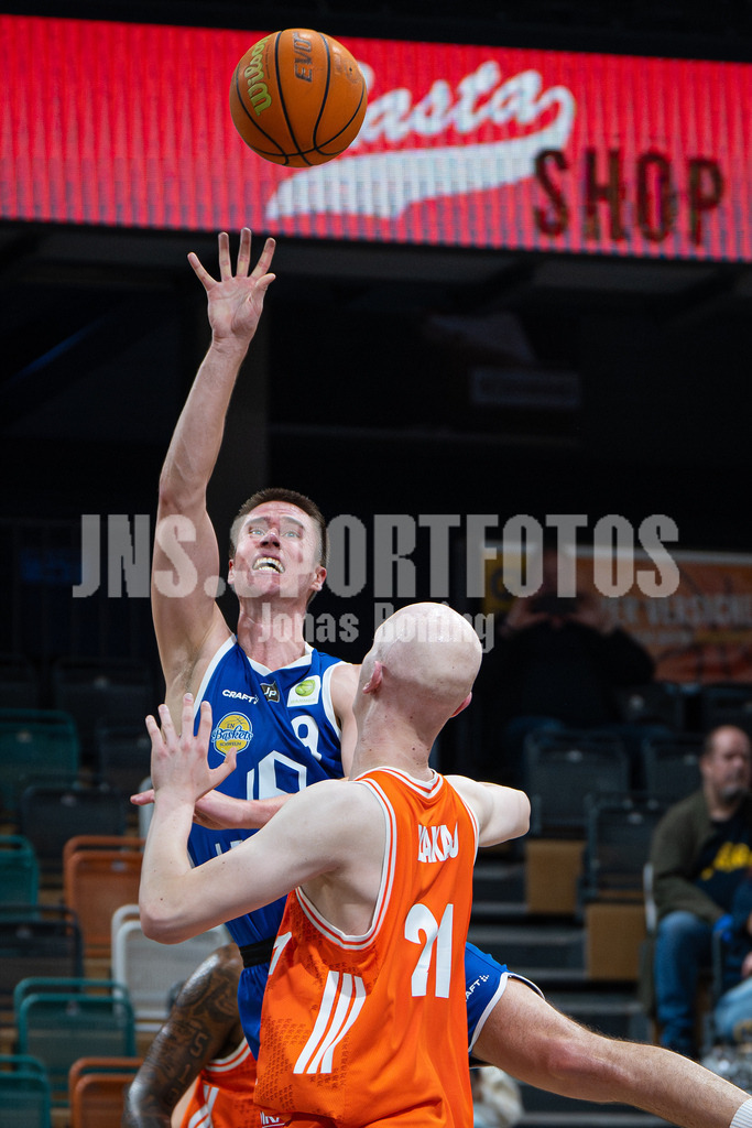 Basketball I Herren I Saison 2025-2026 I 2. Bundesliga ProB Nord I 23. Spieltag I RASTA Vechta II - EN Baskets Schwelm I 7795 | Alen Blakaj (21, RASTA Vechta II) - Realisiert mit Pictrs.com