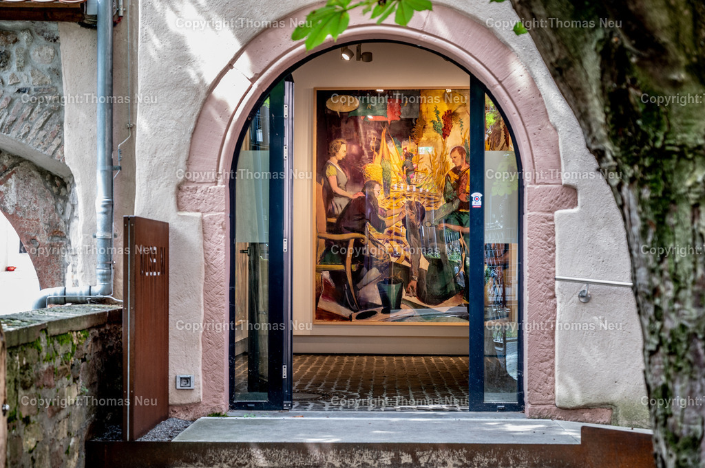 41_Neo_Rauch_Museum_Bensheim | 6.7.2024, bbe, Museum Bensheim, Ausstellung Neo Rauch "im Papiergrund", ,, Bild: Thomas Neu